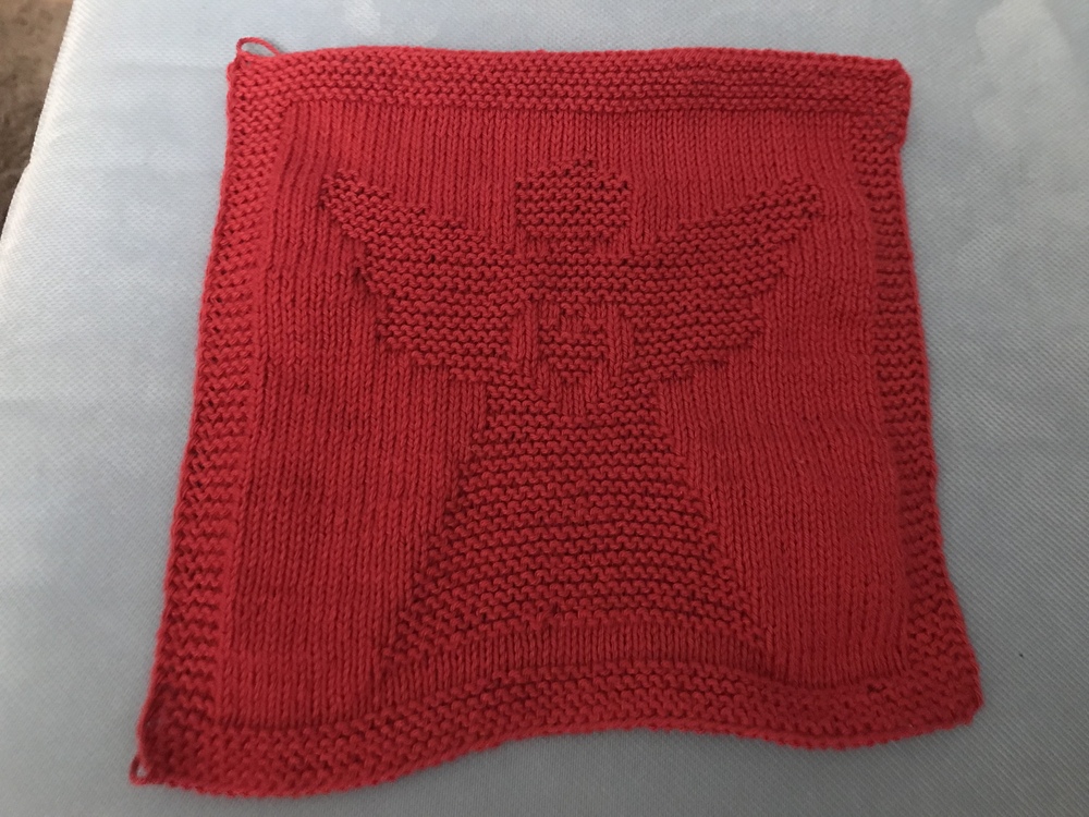 Strickanleitung Spültuch / Waschlappen &quot;Schutzengel&quot; - ganz einfach