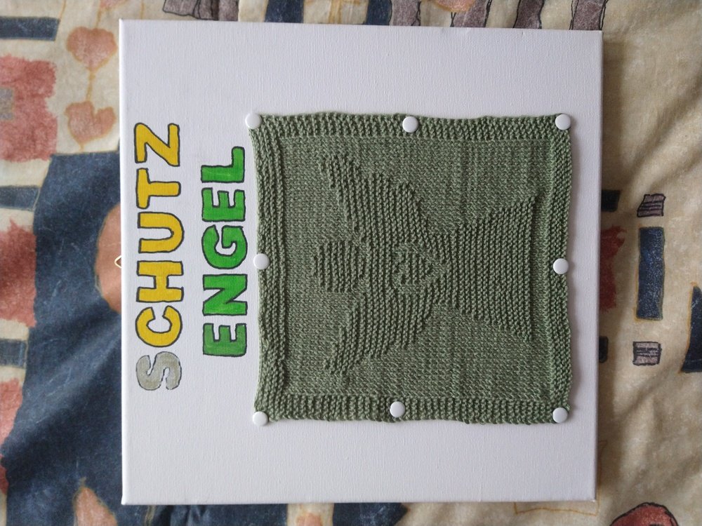 Strickanleitung Spültuch / Waschlappen &quot;Schutzengel&quot; - ganz einfach