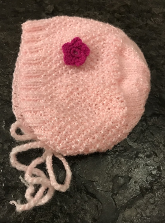 Strickanleitung Frühchen- / Babymütze &quot;Herz an Herz&quot; - einfach