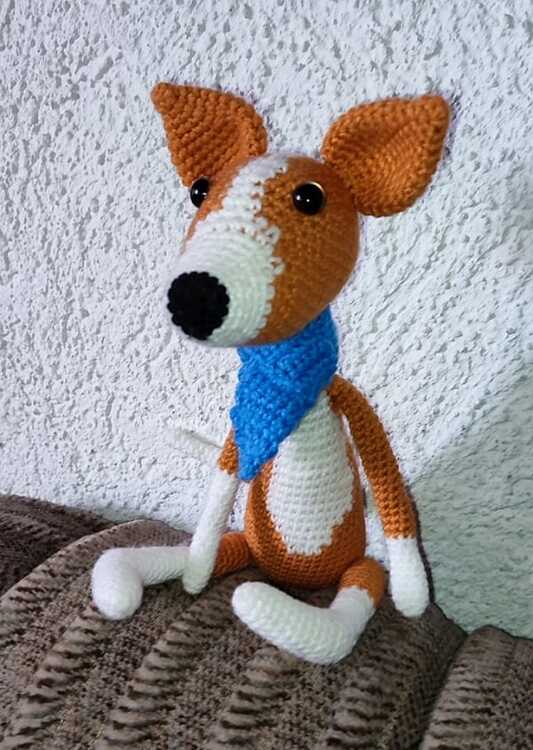 Crochet Greyhound Pattern Crochet Whippet Pattern Crochet Dog Amigurumi