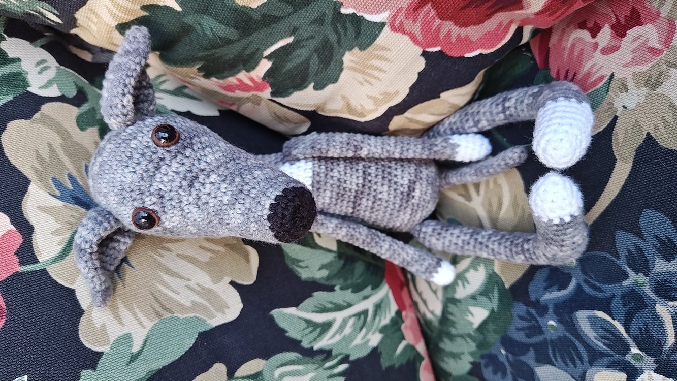 Crochet Greyhound Pattern Crochet Whippet Pattern Crochet Dog Amigurumi