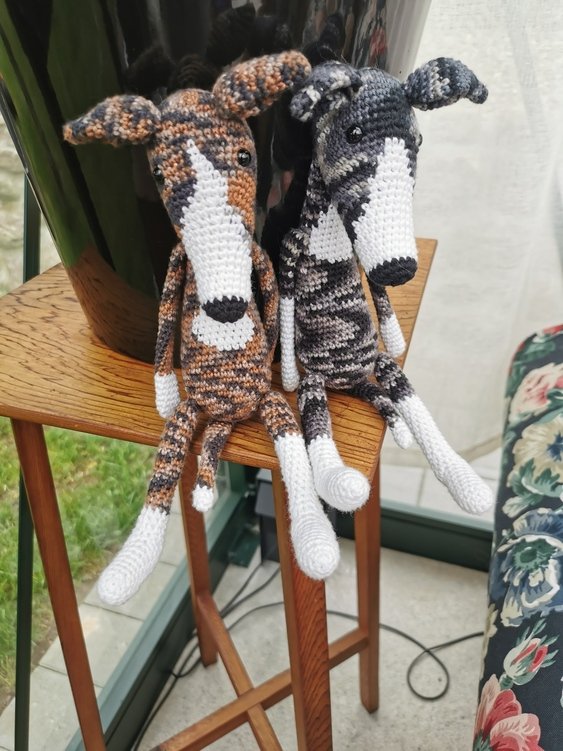 Crochet Greyhound Pattern Crochet Whippet Pattern Crochet Dog Amigurumi