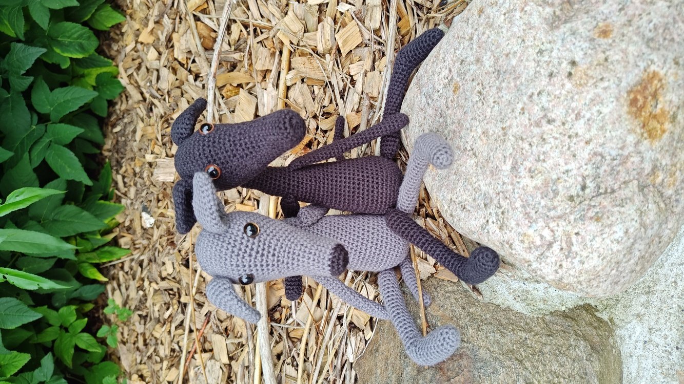 Crochet Greyhound Pattern Crochet Whippet Pattern Crochet Dog Amigurumi