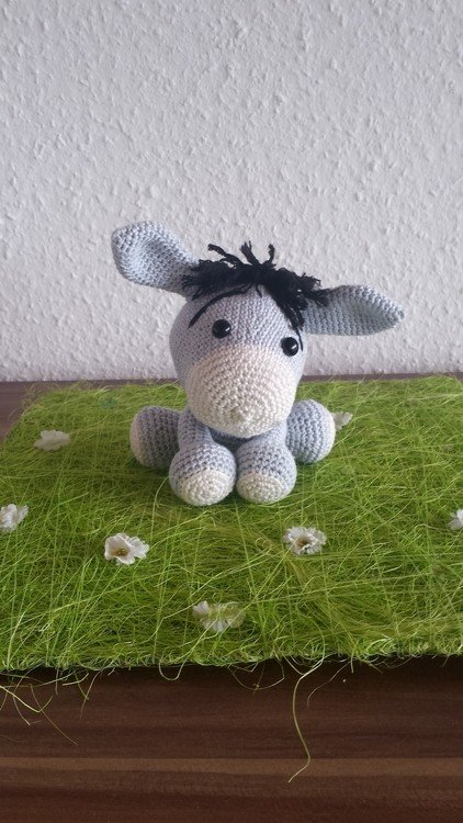 Esel Fidus - Amigurumiesel 