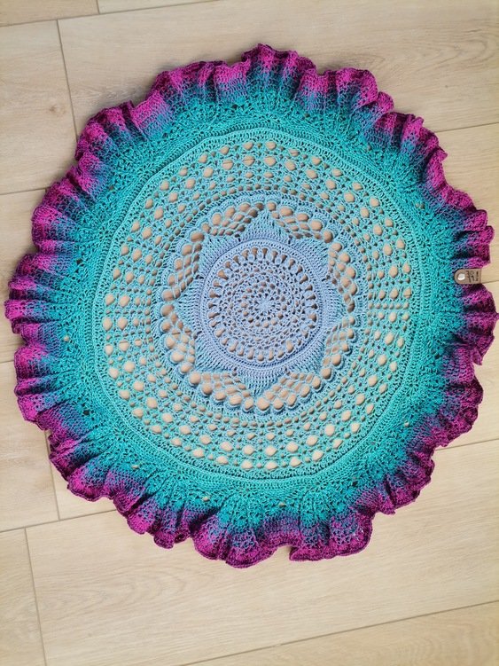 &quot;Mandala Fleur&quot; Häkelanleitung / Traumfänger / Tischdecke