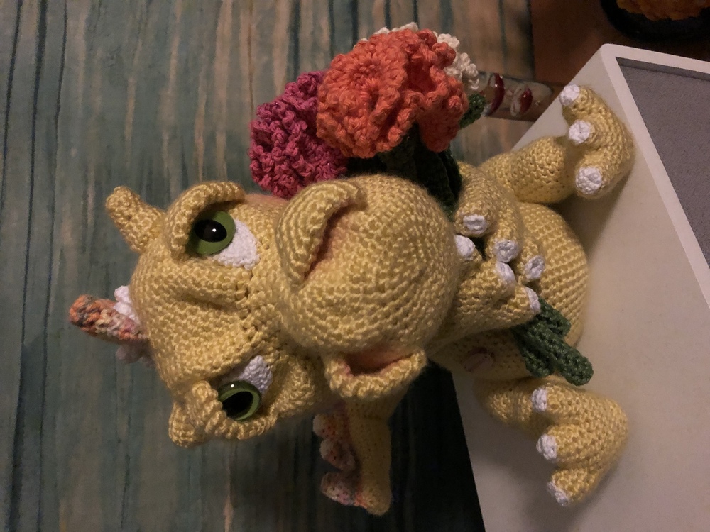 Crochet Pattern &quot; Ice Dragon Sophia&quot;