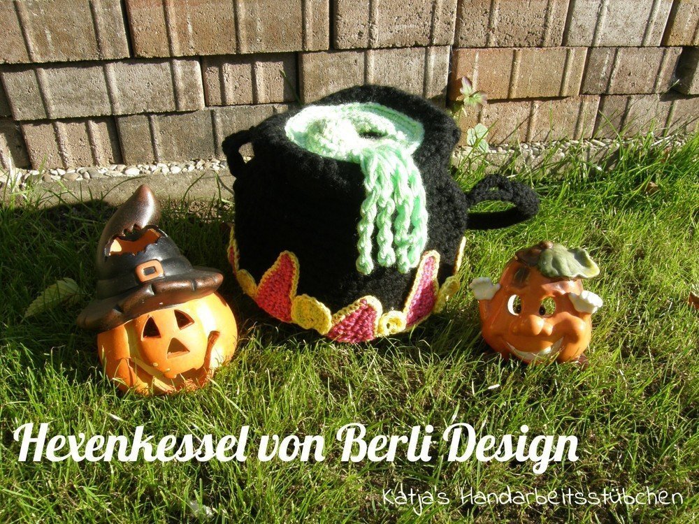 Hexenkessel Halloween zum Häkeln