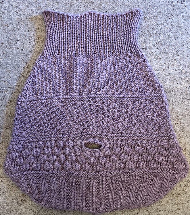 Strickanleitung Novemberbaby Pucksack