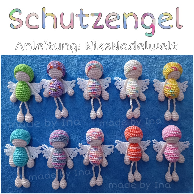 Häkelanleitung - Taschenbaumler Schutzengel