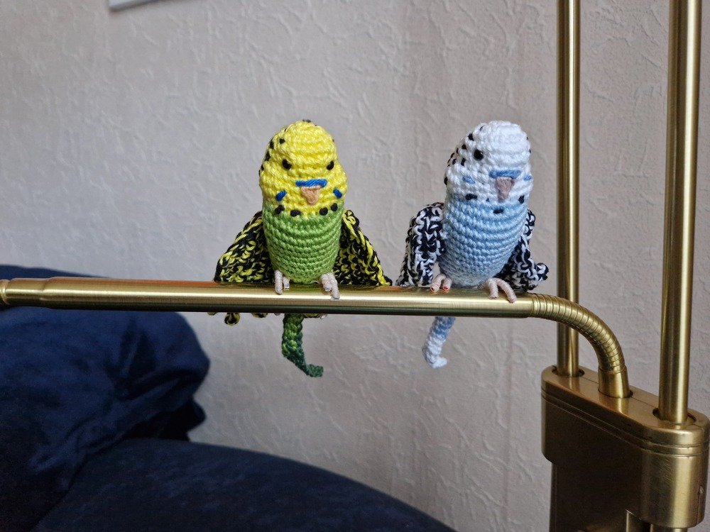 Budgie * Parrot. Crochet pattern