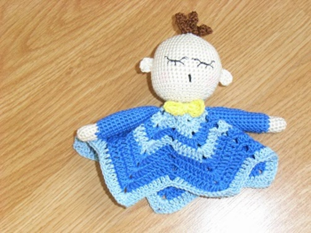 Amigurumi Mini-Baby-star comforter 11 cm tall