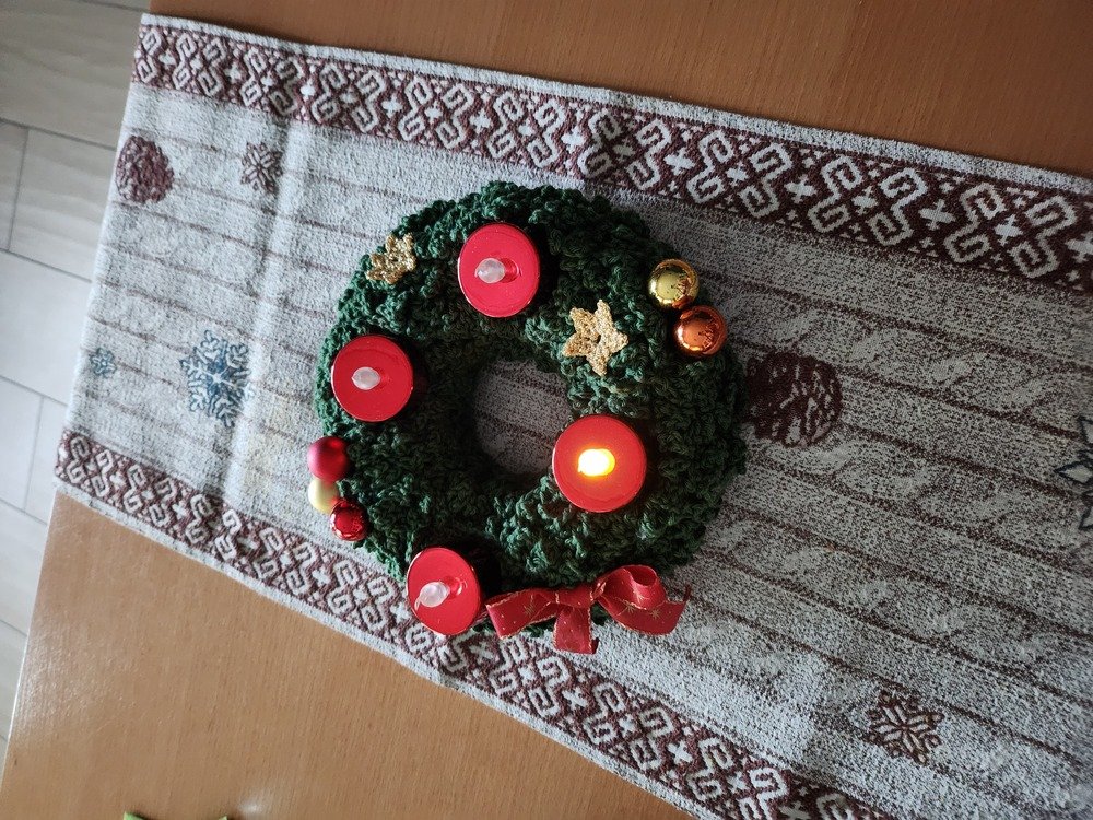 Crochet pattern - Advent wreath