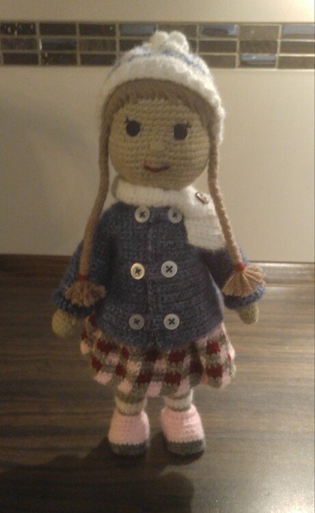 Häkelanleitung / Amigurumi / Puppe Emma