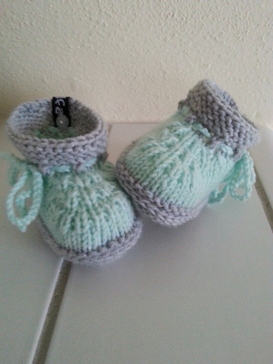 Strickanleitung Babyschuhe &quot;Jessy&quot;,#23