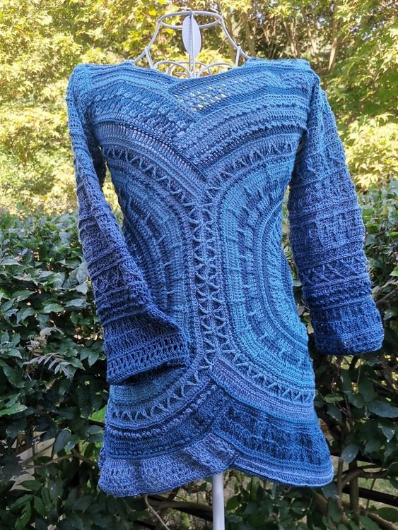 Sweater Forest Lake (Waldsee), Crochet pattern