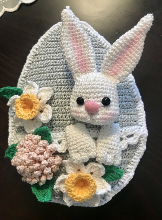 Easter-Egg with a bunny - Crochet pattern