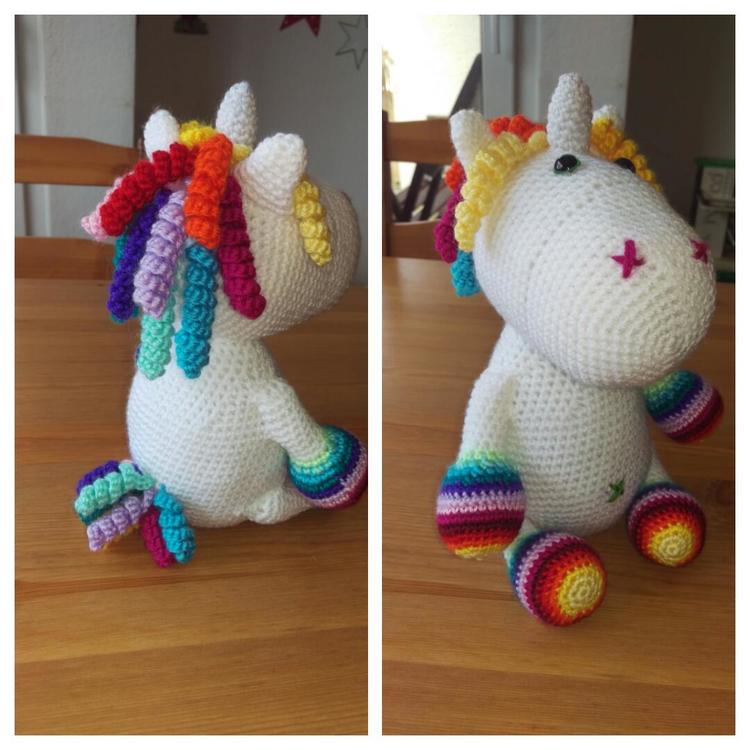 Crochet Pattern Elli the Unicorn