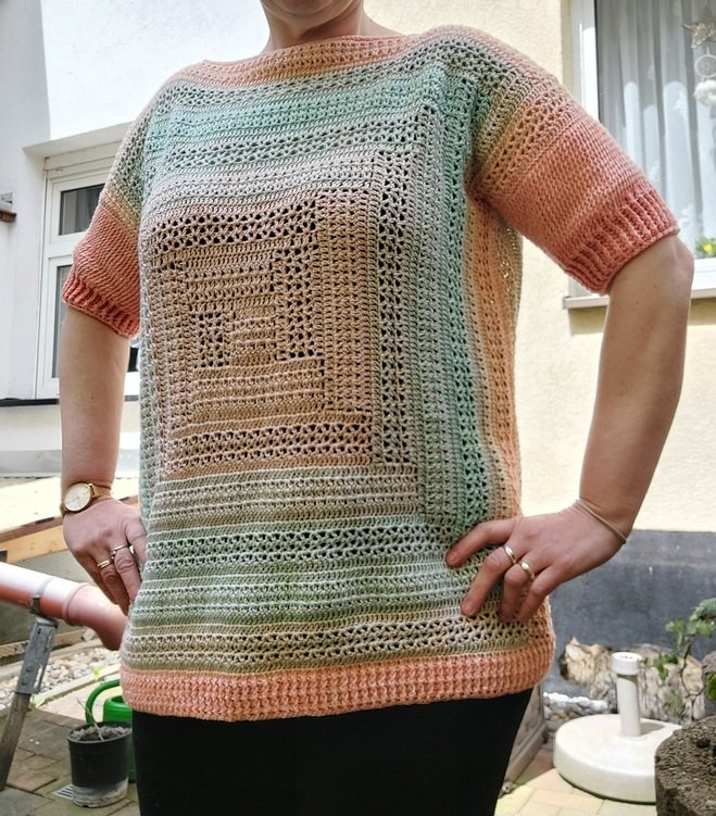 Sweepy Pulli - Häkelpullover