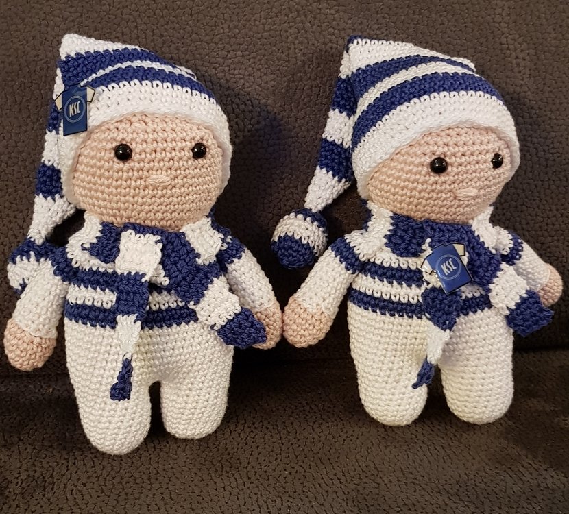 Crochet Pattern Sleeping Dolls &quot;Luna &amp; Luis&quot;