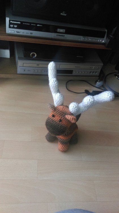 Freddy, der Elch - Amigurumi Häkelanleitung