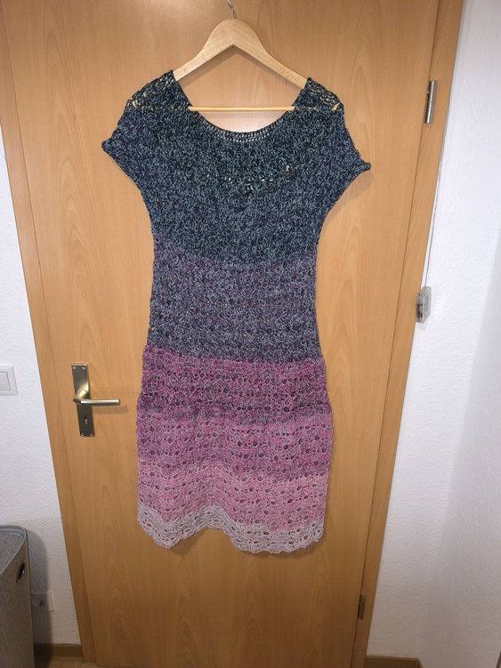 Pullover/Kleid Videve, Häkelanleitung