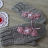 Hand crochet Gloves, crochet pattern - Romantic 