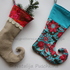  Funky Christmas Stocking Pattern - 2 Size and 2 d