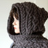 Hooded scarf "Ingrid"