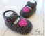 Strickanleitung für Baby-Ballerinas mit Häkelherz - Babyschuhe stricken  -  No.12