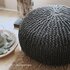 Strickanleitung - Sitzkissen Pouf Puff - großes Kissen Grobstrick - No.45