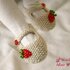 Strickanleitung -Erdbeer-Ballerinas E-Book DIY - No.15