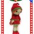 Christmas Girl Amigurumi Crochet Pattern