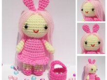 Little Pink Lady - Amigurumi Doll - Free Crochet Pattern