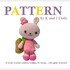 Pinky the Bunny with 2 Outfits and bag, PDF Crochet Pattern