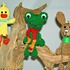 Baumelbeine-Fingerpuppen Teil 1, Frosch Hase Ente, Häkelanleitung als PDF