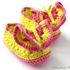 Crochet Pattern Butterfly Baby Shoes