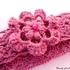 Headband with flower sizes: Baby- Adult