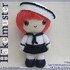 Sailor Girl, Amigurumi crochet pattern