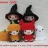 Halloween Girls, PDF Amigurumi Crochet Pattern