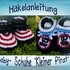 Anleitung zum häkeln für Baby- Schuhe "Kleiner Pirat"