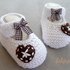 Strickanleitung-  Baby Trachten Ballerinas für Oktoberfest - No.10a