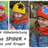 E-Book,+ Set Spider / Bat  +  Mütze und Kragen 42-58 cm Kopfumfang