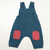 ARTURO Baby girls + boys overall dungaree pattern pdf with shoulder straps and yoke on the back. Toddler jumpsuit for summer + winter