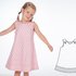 Kinderkleid mit Schleife und Tasche - Nähen für Anfänger - Größen 68-146