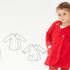 Girls Tunic Wrap Jacket Sewing Pattern for Babies and Kids eBook PDF