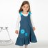 Easy Tunic Dress Sewing Pattern for Little Girls with Hem Ruffles