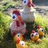 Strickanleitung Hühnerfamilie, Amigurumi Huhn, Amigurumi, Amigurumi Hühnerfamilie, Hahn, Kücken, Huhn, Henne