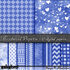 Digital Paper, Schicke Hintergründe in Blau