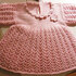 Strickanleitung * Babykleid/Kinderkleid “Abbey” für 1 Monat/1/3/5/7 Jahre