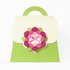 Geschenktasche mit großer Blume – Bastelvorlagen mit Anleitung